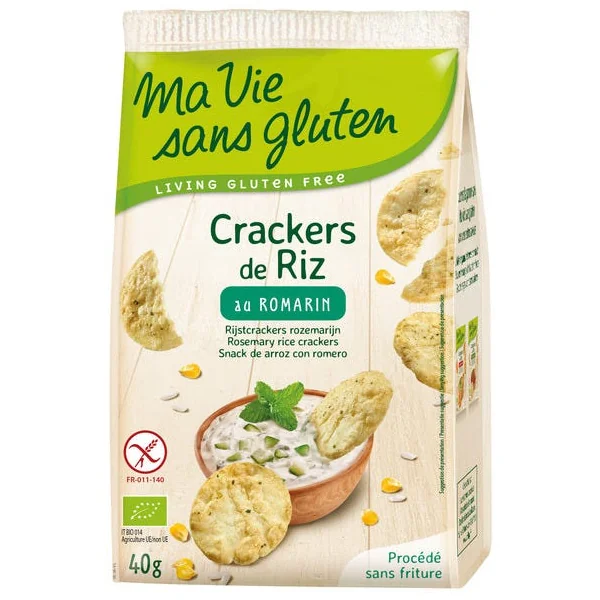 Cracker riz romarin 40g