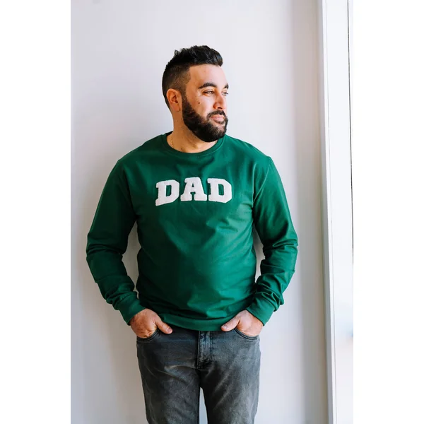 Crewneck DAD - vert forêt