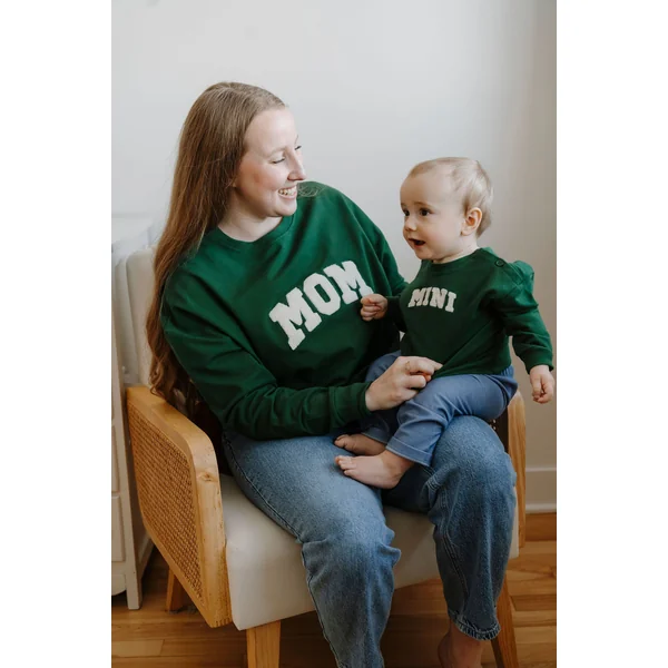 Crewneck MOM - vert forêt