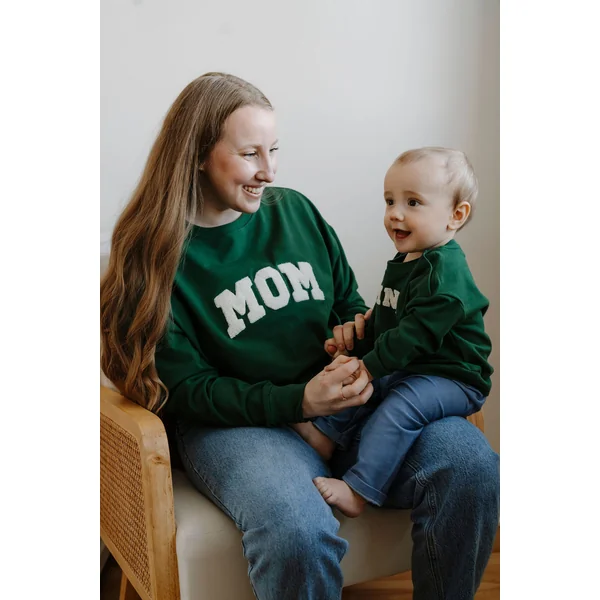 Crewneck MOM - vert forêt