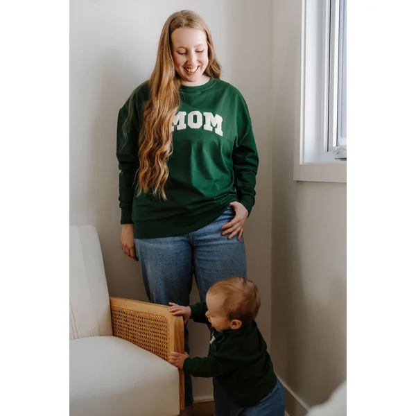 Crewneck MOM - vert forêt