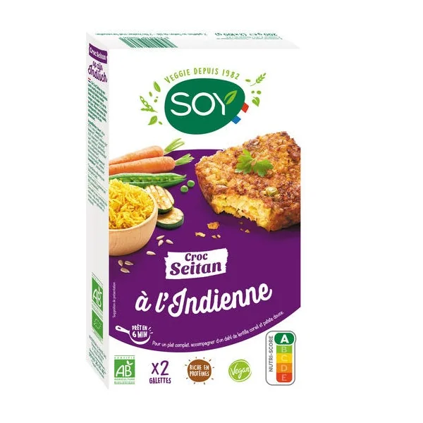 Croc'seitan indienne 2x100g