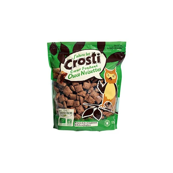 Crosti cœur fondant choco noisettes 525g