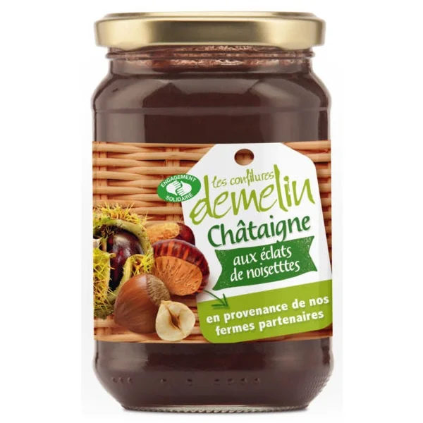 Crème de châtaigne éclats de noisettes 320g