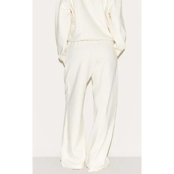 Crème Jogging Large En Molleton Premium