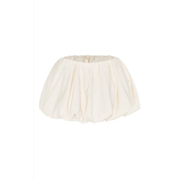 Crème Jupe Mini Boule Ajustée Shape