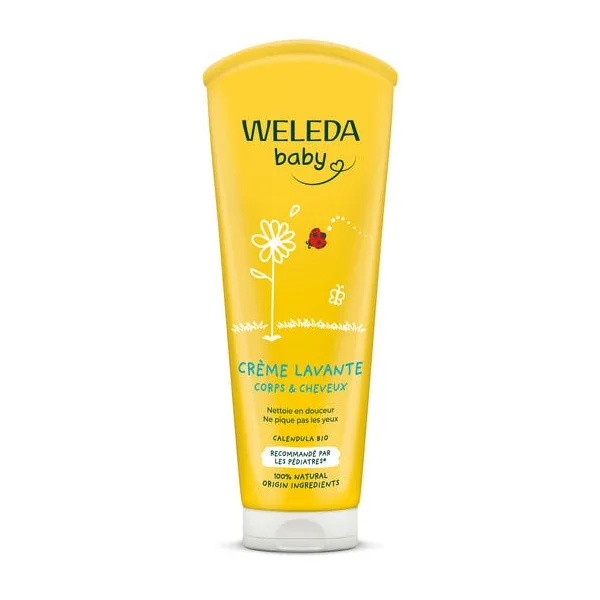 Crème lavante corps et cheveux