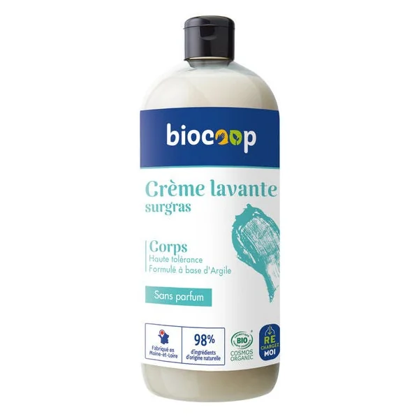 Crème lavante surgras corps cheveux 1L