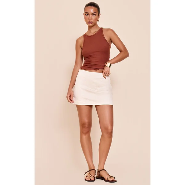 Crème Mini-jupe Texturée