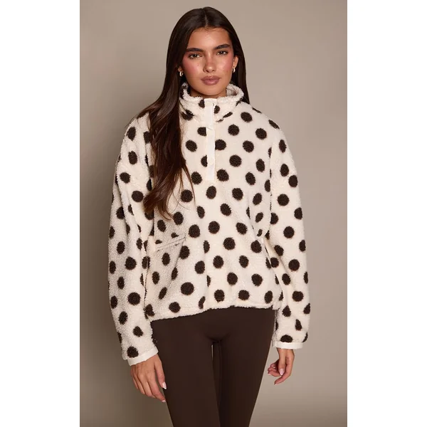 Crème Polaire Demi-zip