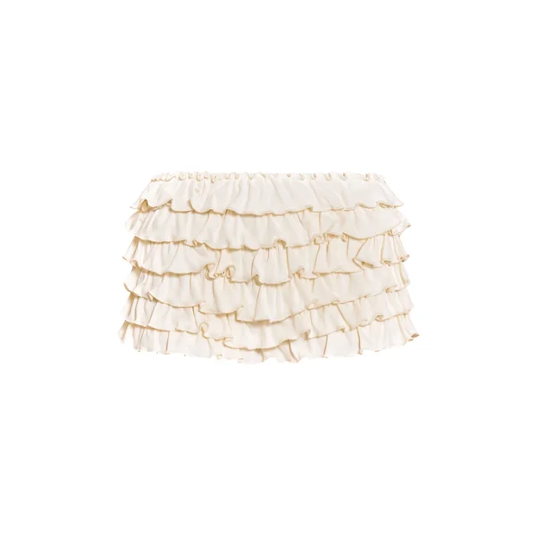 Crème Short Bloomer À Volants Extrêmes