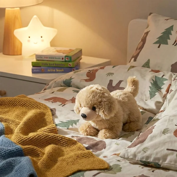 Cuddly puppy soft toy Nougat