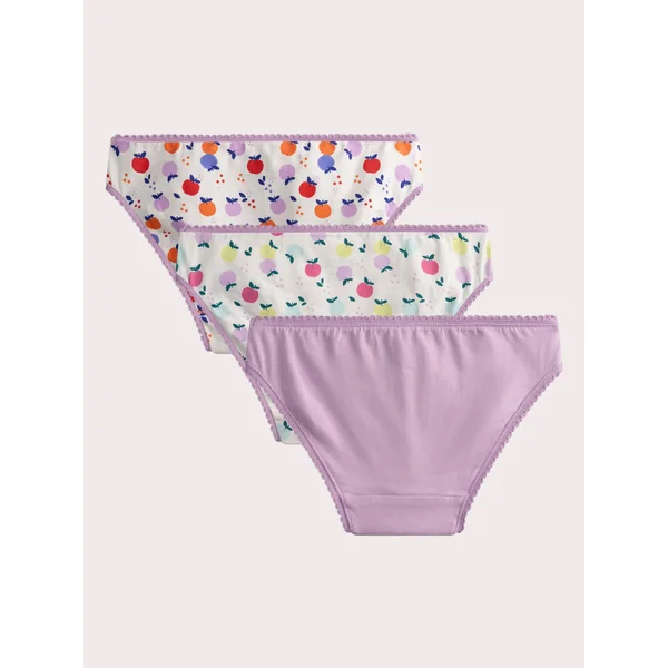 Culottes pommes lot de 3 pour enfant fille - Soins Bébé Naturels & Produits Maman Après Naissance