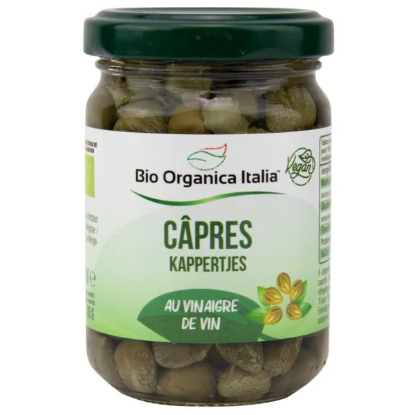 Câpres au vinaigre 90g net égoutté