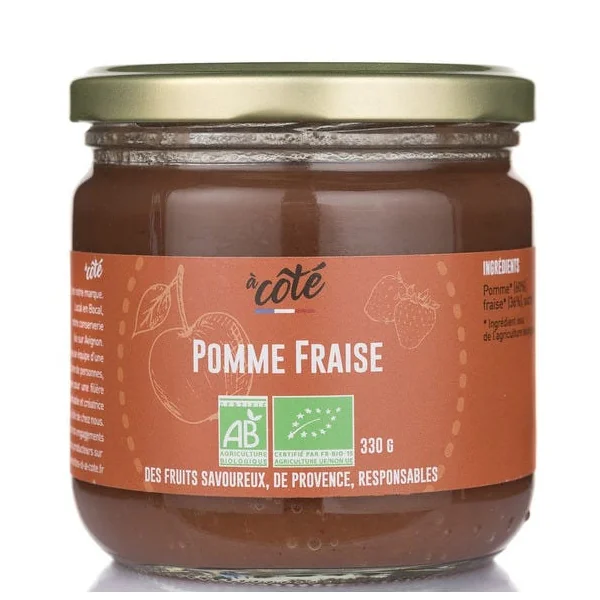 Dessert pomme fraise - 330g