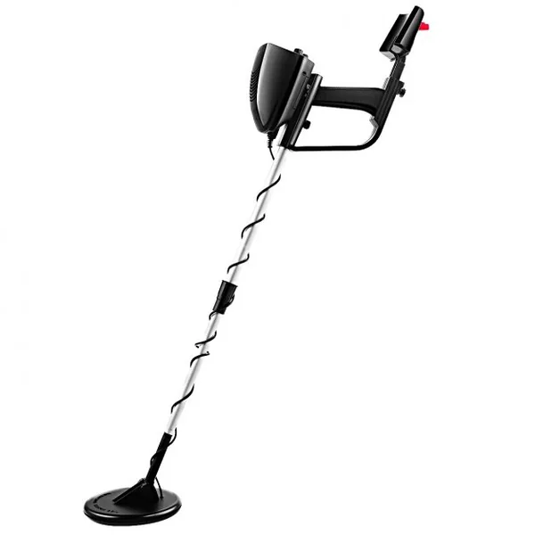 Detecteur de Metaux Sensible 2 Mode Localisateur et DISC avec Bobine Étanche Écran LCD Longueur et Volume Réglable