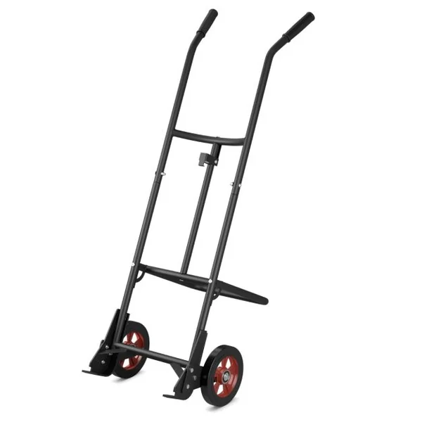 Diable de Transport Métallique Charge 545KG Chariot 57x49x155cm Noir