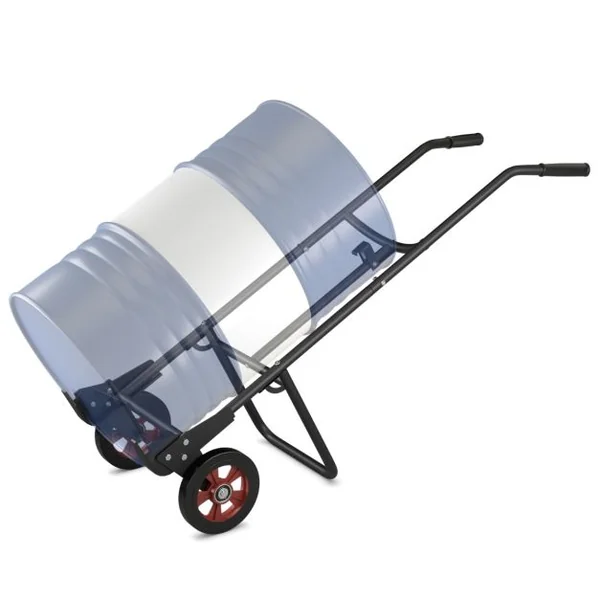 Diable de Transport Métallique Charge 545KG Chariot 57x49x155cm Noir