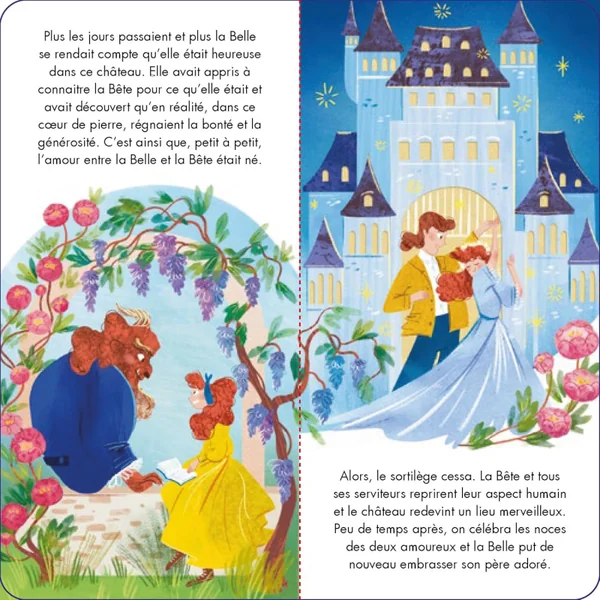 Disney puzzle and book, 30 pieces, Beauty and the Beast