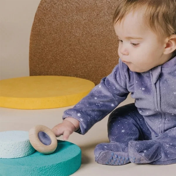 Donut sensory rattle with mirror