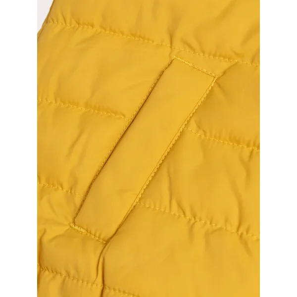 Doudoune jaune sans manches réversible - Soins Bébé Naturels & Produits Maman Après Naissance