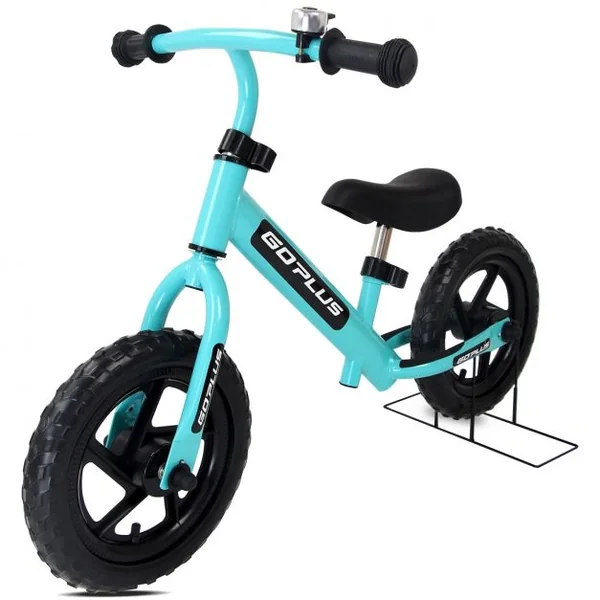Draisienne Vélo d’Équilibre Enfant 3-6 Ans Sans Pédales avec Sonnette Capacité 50 kg, 87x44x58,5cm, Noir