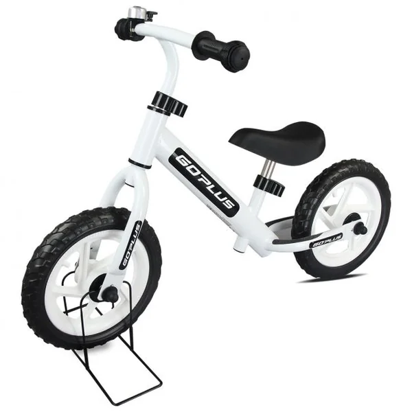 Draisienne Vélo d’Équilibre Enfant 3-6 Ans Sans Pédales avec Sonnette Capacité 50 kg, 87x44x58,5cm, Noir