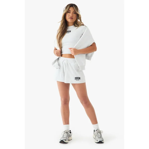 DSGN Studio Collegiate T-shirt Bébé Côtelé Brodé