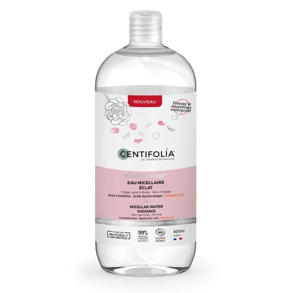 Eau micellaire Eclat de rose 500ml