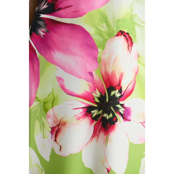Ellery | Robe longue bandeau à imprimé floral citron vert