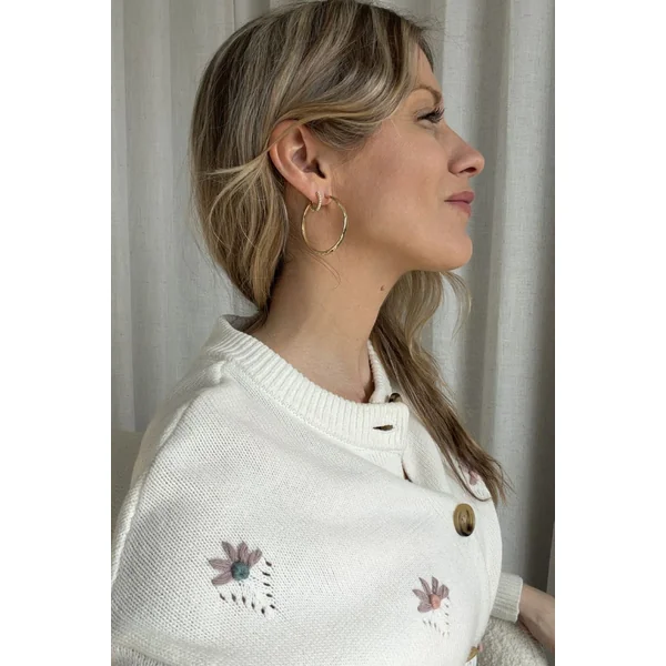 EMBER - Boucles d'oreilles anneaux recyclées
