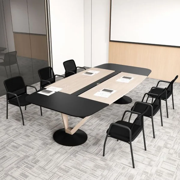 Ensemble de 2 Chaises de Salle d'Attente Dossier Ergonomique en Maille Accoudoirs Robustes et Siège Rembourré Chaises en Maille Noir