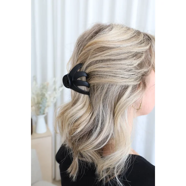 Ensemble de 3 pinces à cheveux - vert, noir & gris