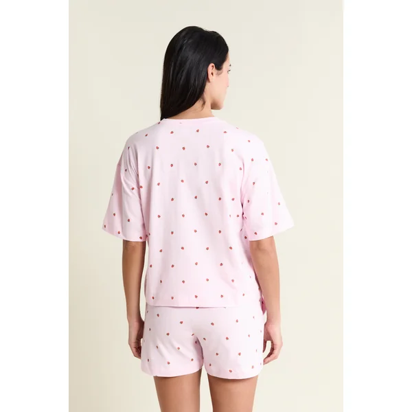 Ensemble de pyjama 2 pièces motifs fraises