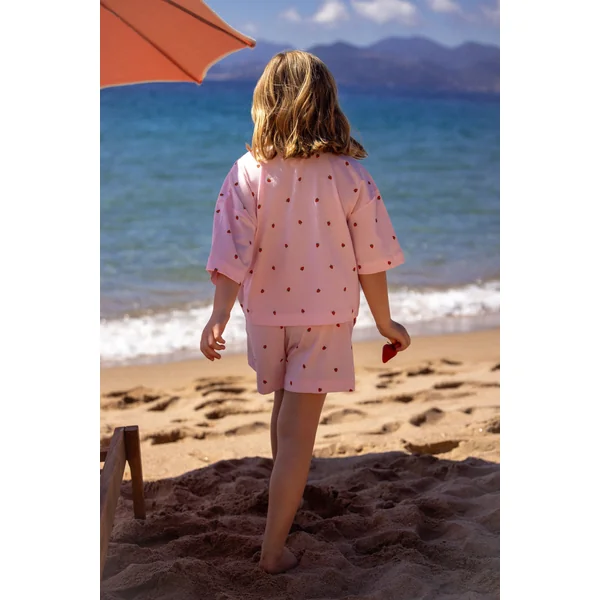 Ensemble de pyjama 2 pièces motifs fraises pour enfant