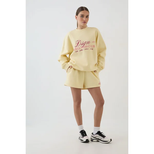 Ensemble De Survêtement Sweat Oversize Et Short Wellness Club Dsgn Studio