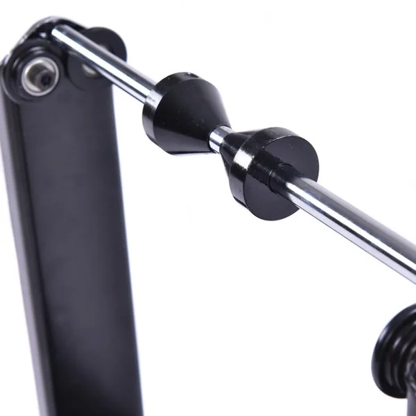 Equilibreuse de Roues et Jantes de Moto / Vélo Equilibrage et Réparations Cônes de Centrage en Acier 39x21x47cm Noir