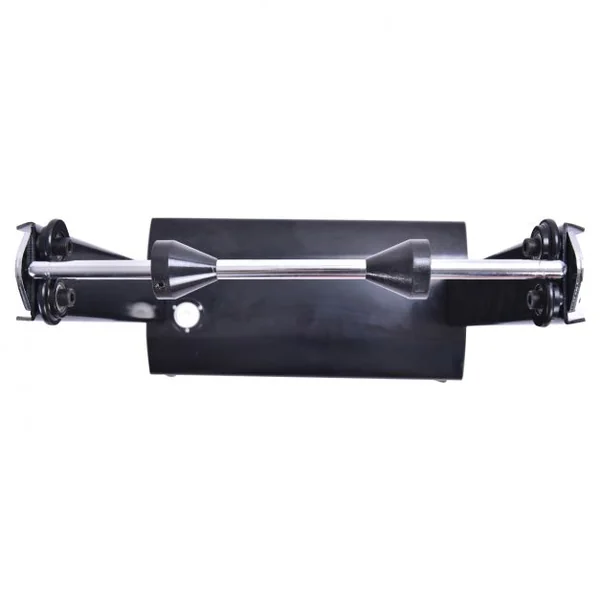 Equilibreuse de Roues et Jantes de Moto / Vélo Equilibrage et Réparations Cônes de Centrage en Acier 39x21x47cm Noir