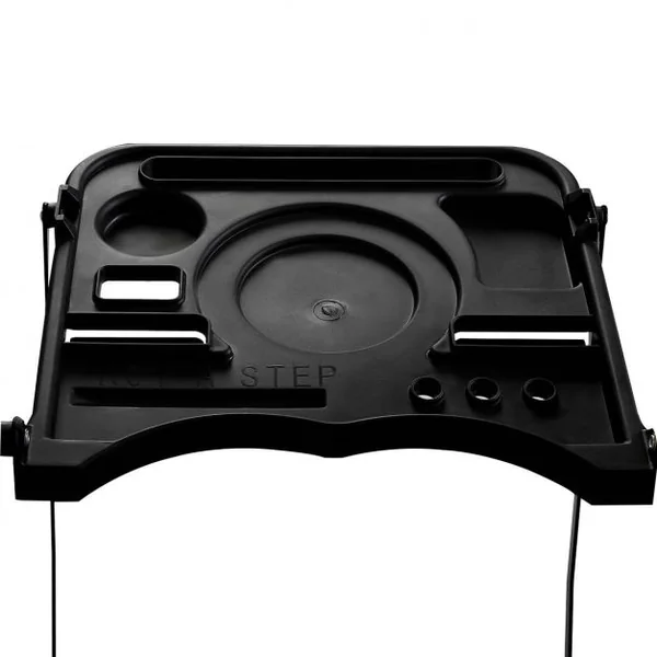 Escabeau Pliable Antidérapant 3 marches Marchepied 73x50x132cm Charge max. 150 kg Hauteur de travail: environ 230 cm l'Echelle Domestique