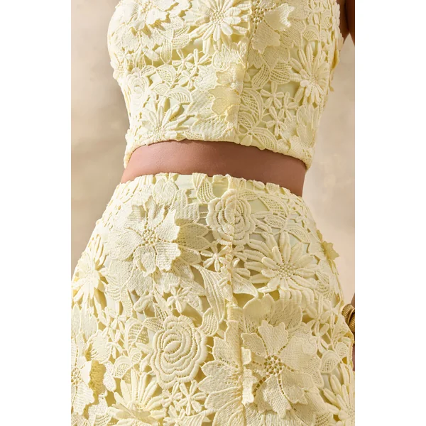Esmara | Jupe longue citron en dentelle