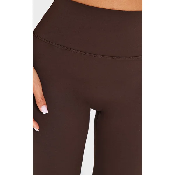 Espresso Pantalon De Yoga Évasé Taille Haute Sculptant Petite