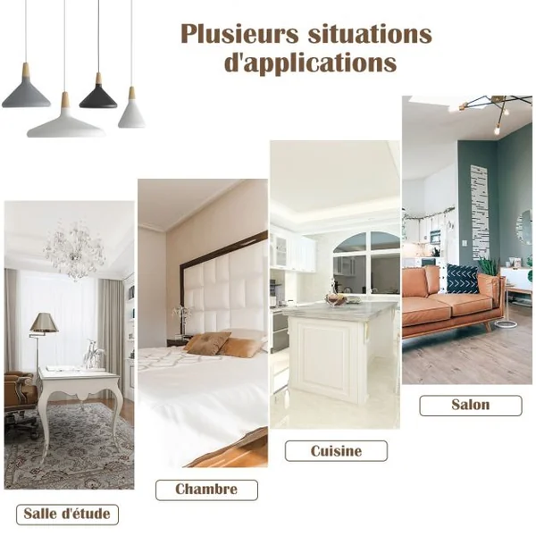 Etagere Murale en Bois et Métal Porte-Épices pour Cuisine Etagère à 2 Niveaux