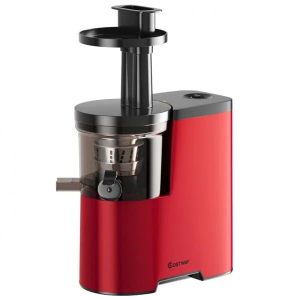 Extracteur de Jus 150w avec Accessoires Centrifugeuse pour Fruits et Légumes en Abs et Pc 27x15x385cm Rouge