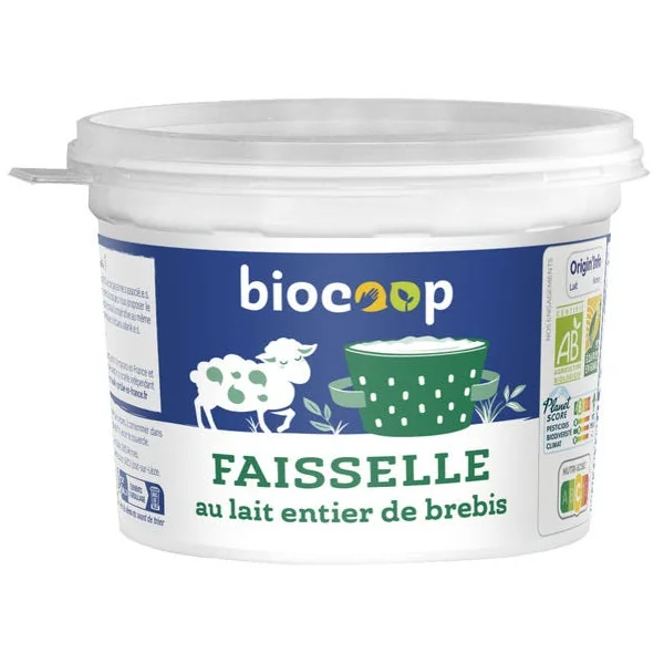Faisselle au lait entier de brebis 450g