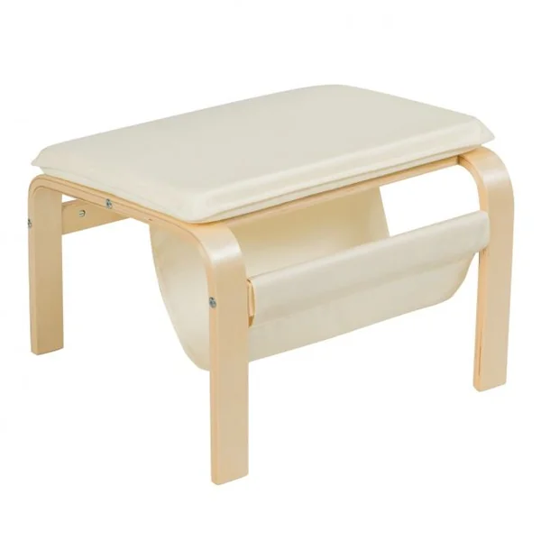 Fauteuil Relax Inclinable avec Repose-pied Style Contemporain et Design Ergonomique Beige