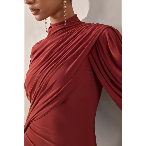 Fenicia | Body string rouille à col montant avec détail cape