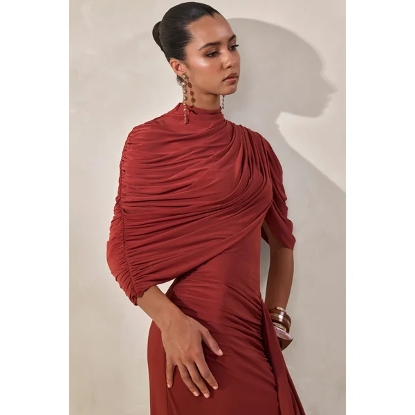 Fenicia | Body string rouille à col montant avec détail cape
