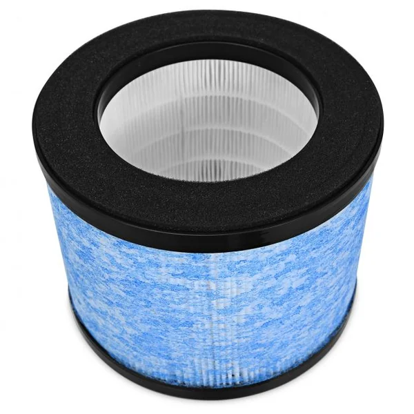Filtre Hepa de Remplacement Cylindrique pour Purificateur d’Air Puissant 175 X 175 X 14cm Bleu