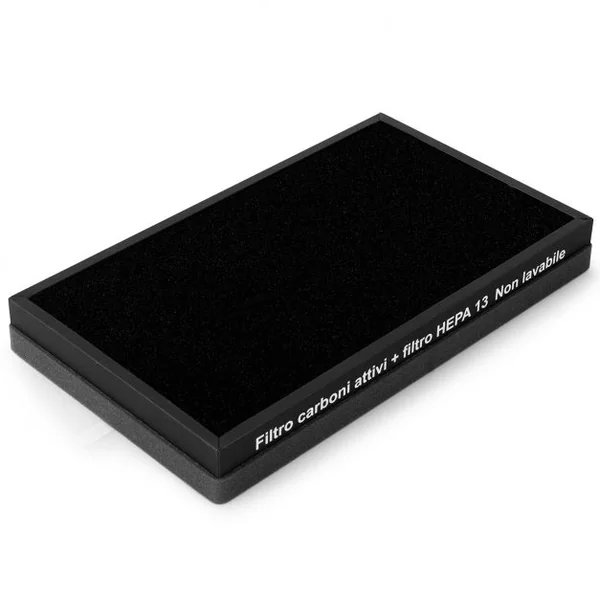 Filtre pour Purificateur d’Air 50w pour Pièces de 30-40m² Filtre de Rechange en Hepa et Charbon Actif 12 Mois 35x4x21cm