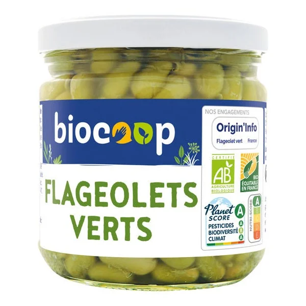 Flageolets verts 280g net égoutté